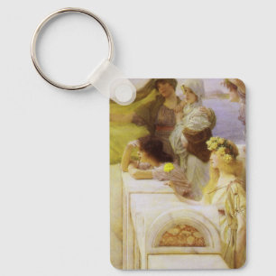Bij Aphrodite's Cradle by Sir Lawrence Alma Tadema Sleutelhanger