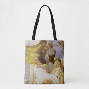 Bij Aphrodite's wieg door Sir Lawrence Alma Tadema Draagtas