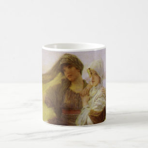 Bij Aphrodite's wieg door Sir Lawrence Alma Tadema Koffiemok