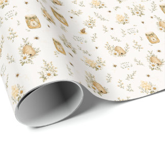 Bij baby shower, zo zoet als bij-verpakkings papie cadeaupapier