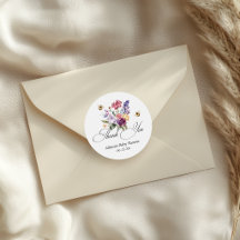 Bij-babyshower Kleurrijke bloemen bedankje