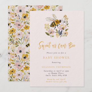 Bij & Bloem Zoete Baby Shower Kaart