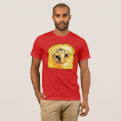 Bij broodkat t-shirt (Voorkant volledig)