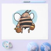 Bij cartoon flyer (Enkel)