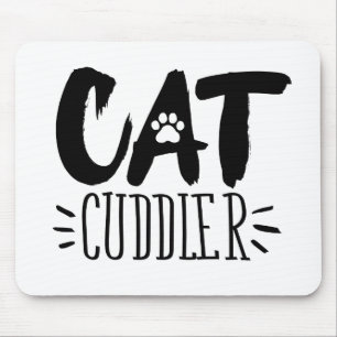 bij Cuddler Happy Cuddler esthetische kat Afbeeldi Muismat