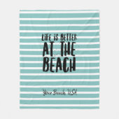 Bij de aaneenschakeling met aaneenschakeling van a fleece deken (Voorkant)