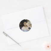 Bij de bal ronde sticker (Envelop)