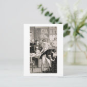 Bij de Bank, c.1800 (graving) Briefkaart (Staand voorkant)