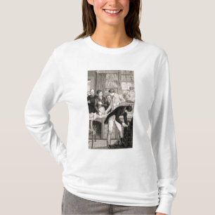 Bij de Bank, c.1800 (graving) T-shirt