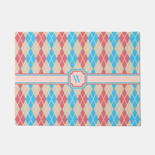 Bij de Beach Argyle Doormat Deurmat (Voorkant)