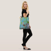 Bij de Beach Canvas tas (Op model)