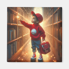 Bij de Bibliotheek - Rode Magneet