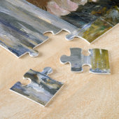 Bij de Cafe door Manet Impressionist Painting Legpuzzel (Zijkant)
