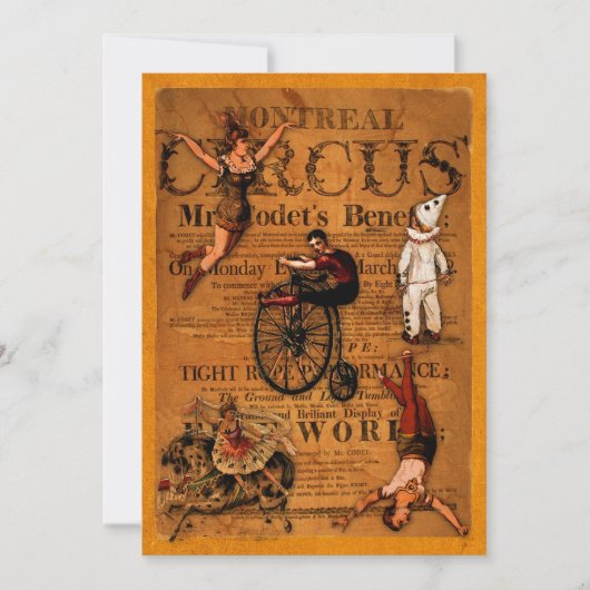 Bij de Circus Kaart (Voorkant)