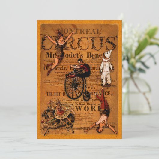 Bij de Circus Kaart (Staand voorkant)