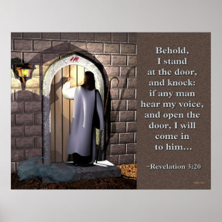 Bij de deur van het hart poster