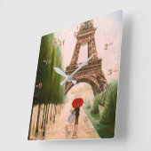 Bij de Eiffeltoren Vierkante Klok (Hoek)