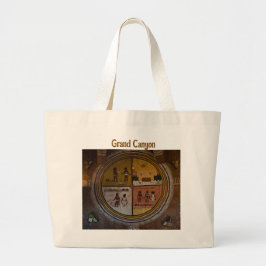 Bij de Grand Canyon Grote Tote Bag