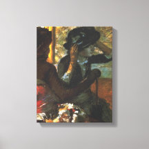 Bij de hoedster - Edgar Degas - c1890