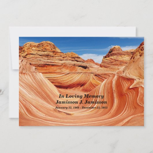 Bij de liefdevolle herdenking van het leven kaart (Voorkant)