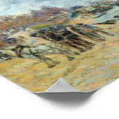 Bij de Quay de Bercy in Parijs, 1874 Poster (Hoek)