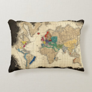 Bij de restauratie van de Stuarts 1660 AD Decoratief Kussen