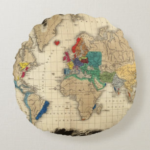 Bij de restauratie van de Stuarts 1660 AD Rond Kussen