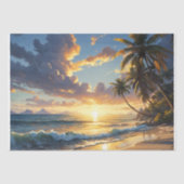 Bij de stille kust - Decoupage - Tissuepapier (Voorkant)