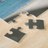 Bij de strandpuzzel legpuzzel (Zijkant)