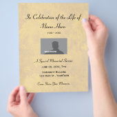 Bij de viering van de redactie van de redactie van flyer (Hand)