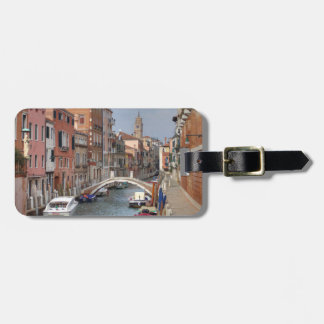Bij Dorsoduro, Venetië, Italië Bagagelabel