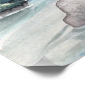 Bij Dusk Fairy Dragonfly Frog Poster Print (Hoek)