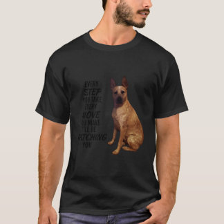 Bij elke stap die je zet, neem je Red Heeler T-shirt