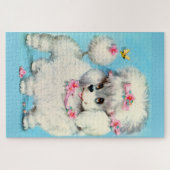 bij- en poezelpuppy legpuzzel (Horizontaal)