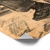 Bij Eternity's Gate, 1882, door Vincent van Gogh Poster (Hoek)