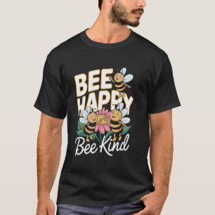 Bij Gelukkig Bij Vriendelijk Grappige Imker T-shirt