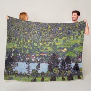 Bij het Attermeer, Gustav Klimt Fleece Deken
