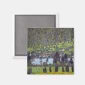 Bij het Attermeer, Gustav Klimt Magneet (Voorkant / Achterkant)