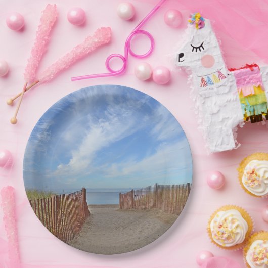 Bij het Beach Paper Bord (Feest)