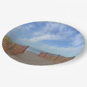 Bij het Beach Paper Bord (Gekanteld)