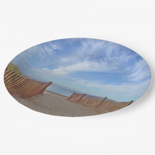 Bij het Beach Paper Bord (Gekanteld)