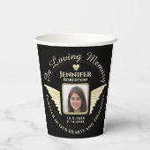 Bij het bewaren van geheugenfotoherinnering papieren bekers (Achterkant)