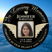 Bij het bewaren van geheugenfotoherinnering ronde button 3,2 cm