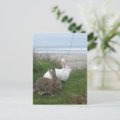 Bij het Briefkaart van de Beach (Staand voorkant)