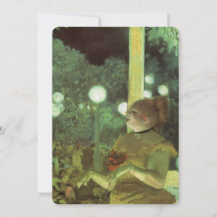 Bij het Cafe Concert van Degas Degas, Karaoke Fees Kaart