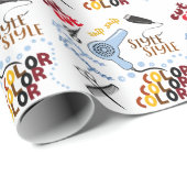 Bij het haarsalon cadeaupapier (Rol Hoek)