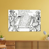 Bij het kaasbestuur canvas afdruk (Insitu (Woonkamer))