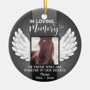 Bij het liefhebben van de Aangepaste Foto van het Keramisch Ornament