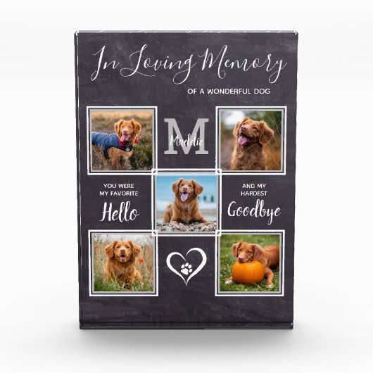 Bij het liefhebben van het Gepersonaliseerd Gebied Fotoblokken (Voorkant)