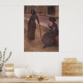 Bij het Louvre Poster (Keuken)